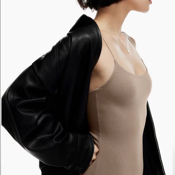 Aritzia / Wilfred Free Tiny Dress in BLACK, Size Medium - Picture 6 of 11